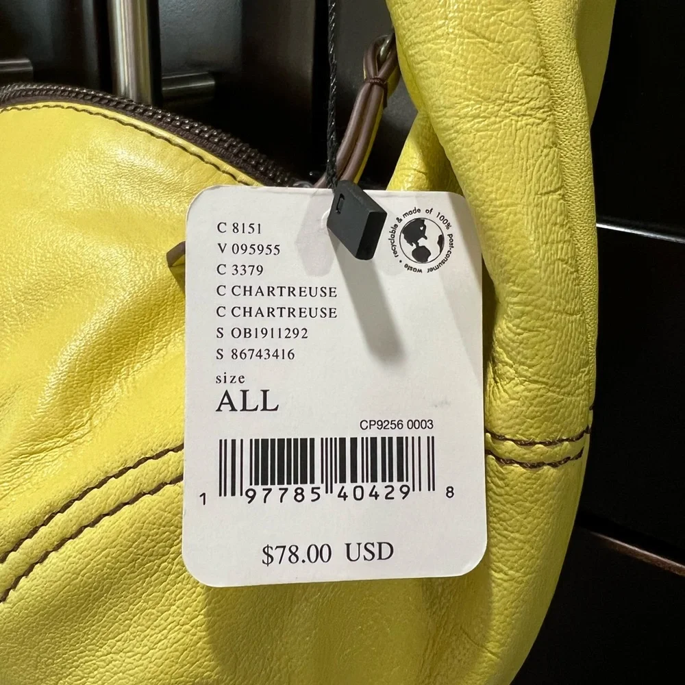 Free People leather Yellow Designer Shoulder Bag - Picture 9 of 13